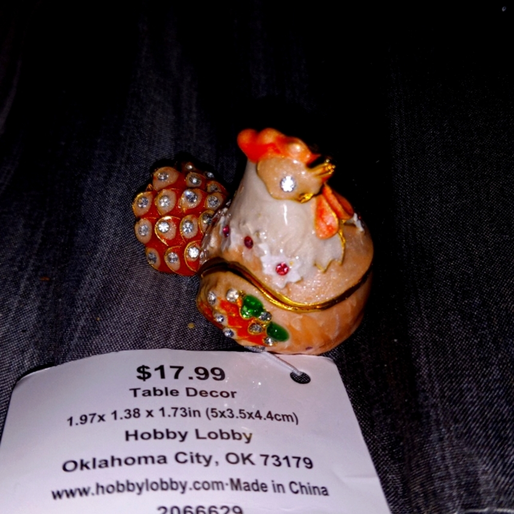 Magnetic Rooster Tricket Holder 2"×2"
